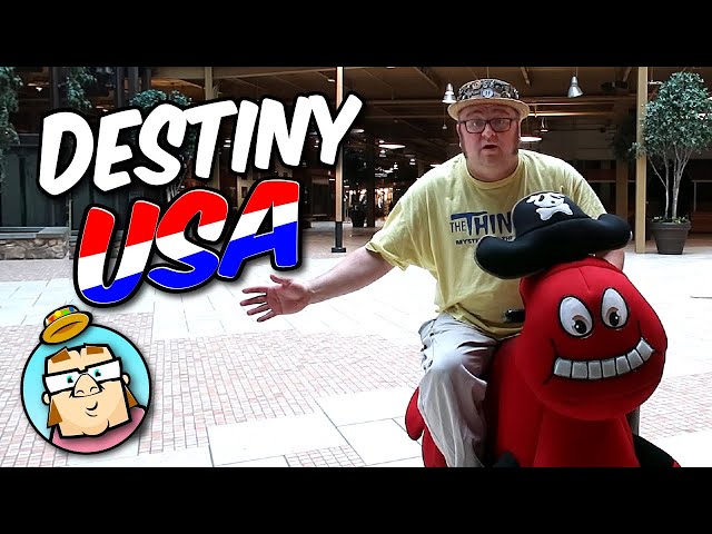 Destiny USA - Riding a Giant Pirate Lobster - Wonderworks Inside a Mall - Syracuse, NY