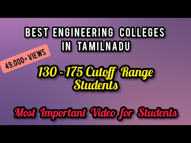 Counseling 2020 & Best Engineering college for Average cutoff( 130-180) in Tamil|DINESHPRABHU