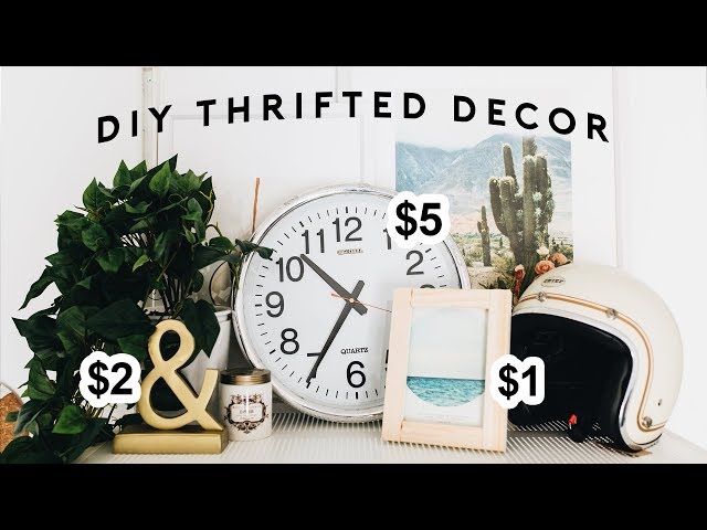DIY Room Decor from the THRIFT STORE (Tumblr Inspired for 2018) // Lone Fox