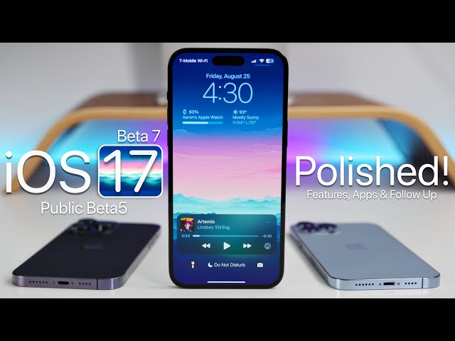 iOS 17 Public Beta 5 - Polished! - Features, Battery and Follow Up Review
