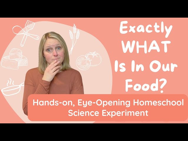 A Great Homeschool Science Experiment for Middle & High School | Exactly WHAT is in Our Food?