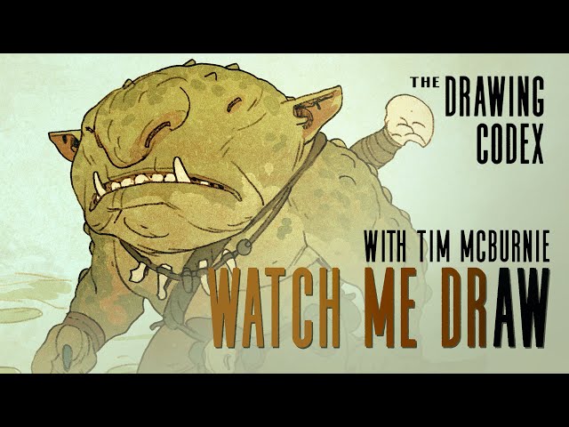 Watch me Draw the Toad Goblin! REAL TIME... FULLY NARRATED TUTORIAL