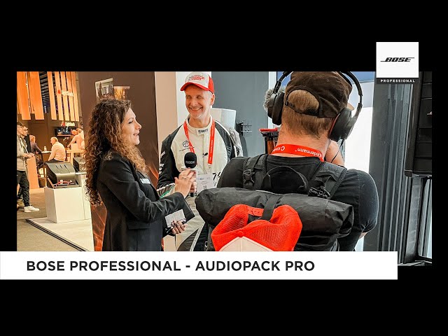 AudioPack Pro Interview at ISE 2024