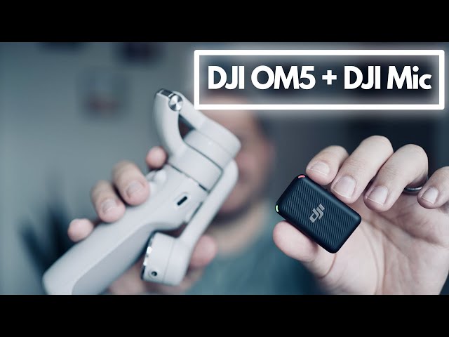 Testing the DJI Mic with DJI OM5 smartphone gimbal and iPhone - does it work?
