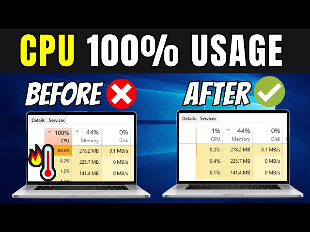 100% CPU Usage in Windows 10? [3 Easy Fix]
