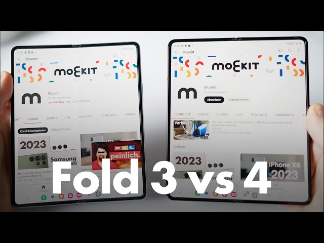 Preissenkung 2023: Galaxy Z Fold 3 vs 4