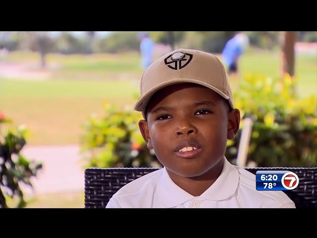 10-year-old South Florida golfer on autism spectrum starts his own golf apparel business