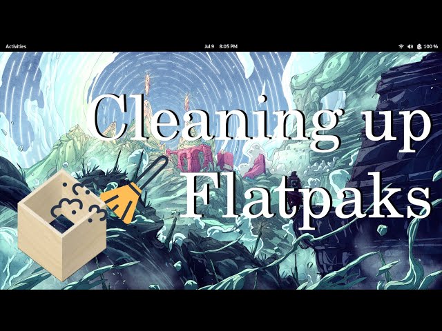 Cleanup unused flatpaks with these 2 simple commands