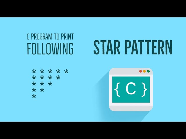 C Program to Print Star Pattern 2