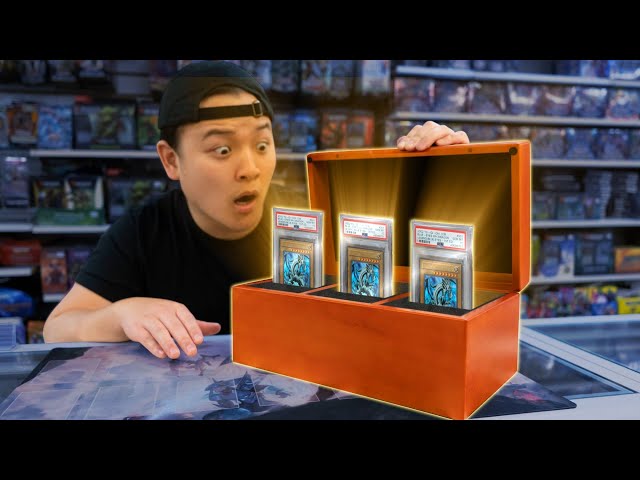 THE $200,000 YU-GI-OH! COLLECTION BOX (Most Expensive Cards, PSA 10s, 1st Edition LOB Blue-Eyes)