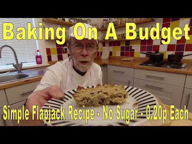 Simple Flapjack Recipe - No Sugar - 0.20p Each