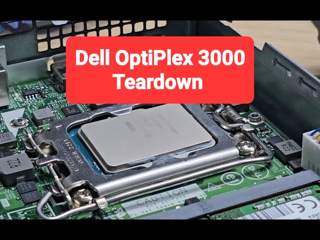 Dell OptiPlex 3000 Disassembly For Repair