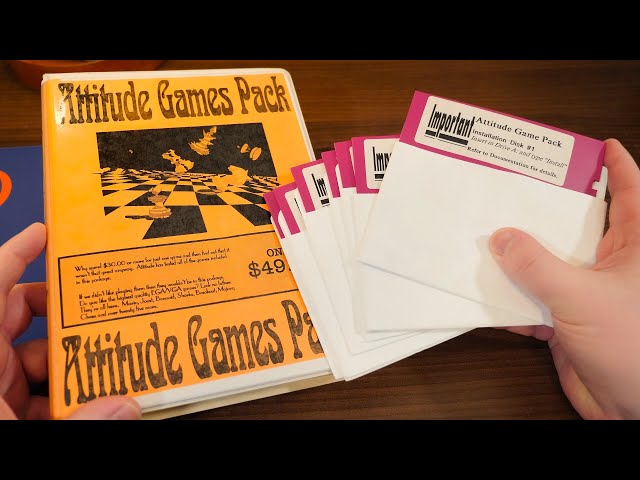 Exploring the Attitude Games Pack for DOS PCs