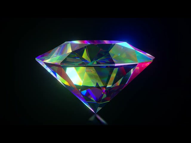 [10 HOURS] Diamond Crystal Clear Shining Round | Animation Video | Video Only