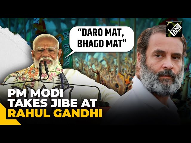 'Daro Mat, Bhago Mat': PM Modi’s sharp jibe at Congress’ Rahul Gandhi for contesting from Raebareli