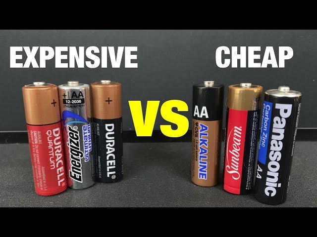 Expensive Batteries vs Cheap Batteries!