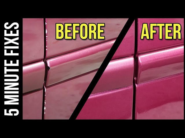 How To Repair Paint DAMAGE & CHIPS On Door Edges | 5 minute fixes | Episode #5