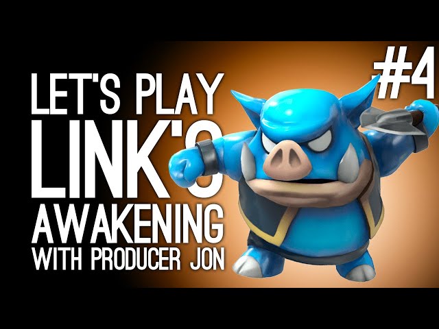 Link's Awakening Switch Gameplay: Link's Awakening with Producer Jon Pt 4 - BOW-WOW HEARTBREAK 💔