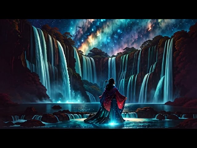 Stellar Falls | Cosmic Lofi Beats for Study and Meditation