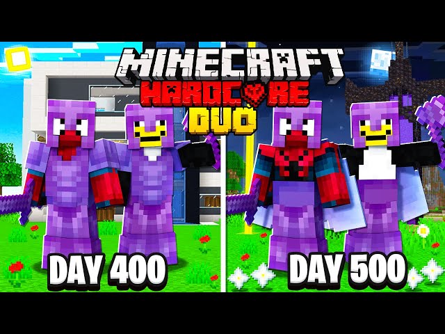 We Survived 500 Days in HARDCORE Minecraft...