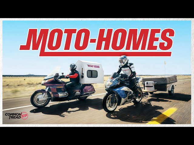 Motorcycle Motorhomes! Honda Gold Wing vs. Suzuki GSX-R1000 | CTXP