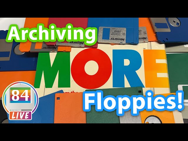 LIVE: Archiving MORE Old Apple Floppy Disks with an Applesauce