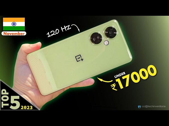 TOP 5 : Best 120Hz Phones Under 17000 india #november_2023  #budgetphoneindia #flipkart #indian