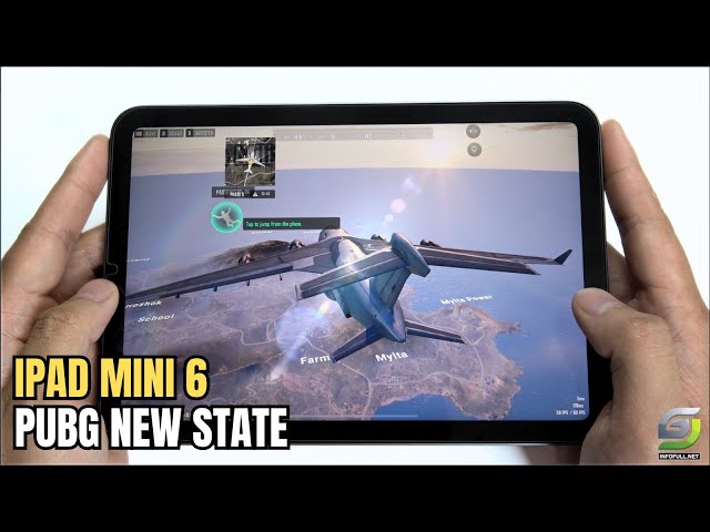 iPad Mini 6 PUBG New State Gaming test Update
