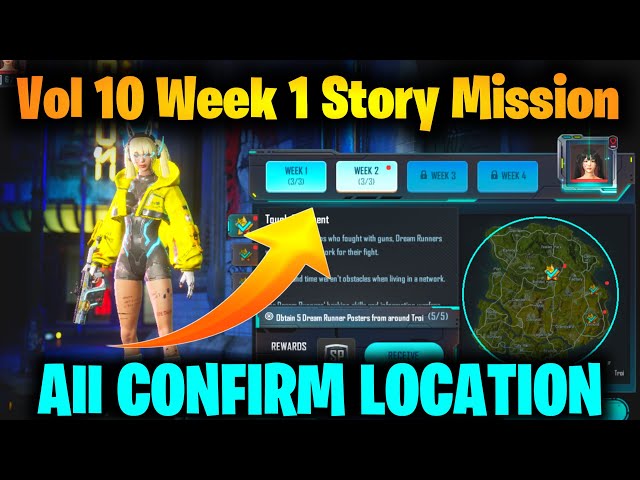 New State Mobile - Vol 10 - WEEK 1 STORY MISSIONS LOCATION