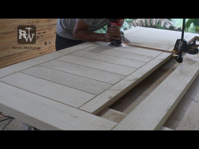 Making a Solid Wood Door | Modern Door
