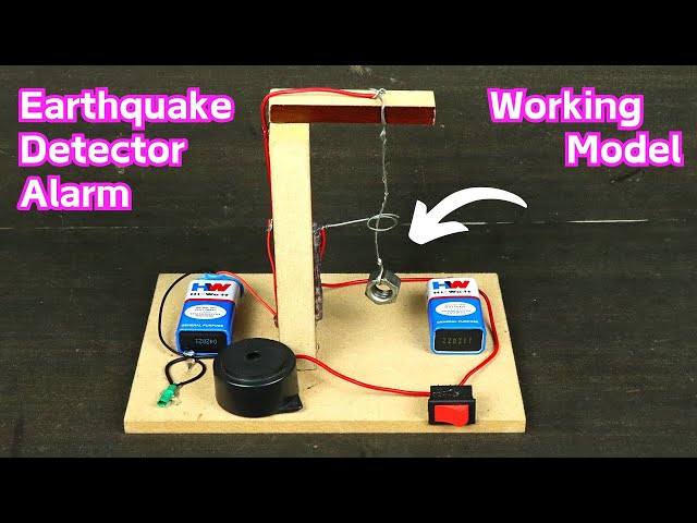 How to Make Earthquake Alarm at Home| DIY Working Model Science Project Ideas for Science Exhibition
