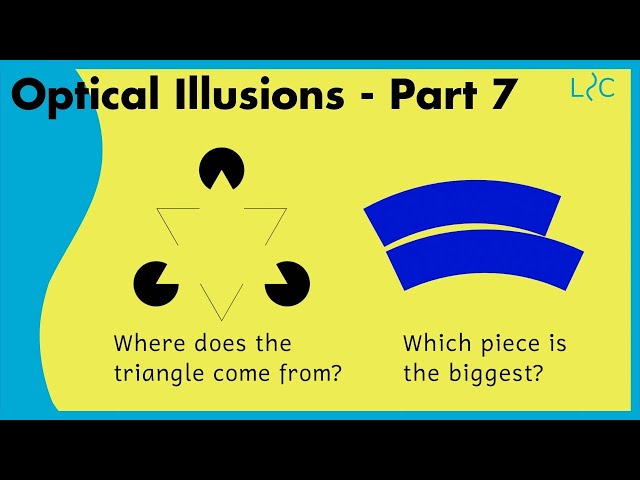 Explaining Optical Illusions - Part 7: The Kanizsa Triangle and the Jastrow Illusion
