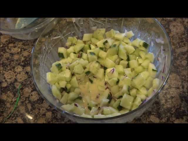 Pintober- Creamy Cucumber Salad