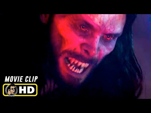 MORBIUS Clip - "Bite & Fight" (2022) Jared Leto