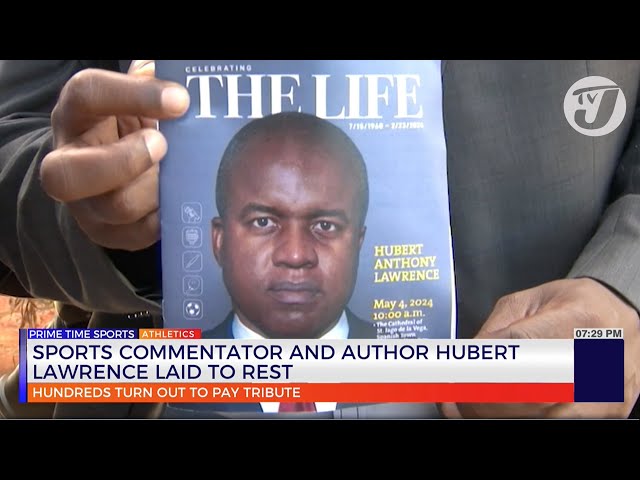 Sports Commentator and Author Hubert Lawrence Laid to Rest