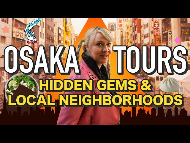 Osaka Tours  👑🐷 Hidden Food and Hipster Neighbourhood Guide