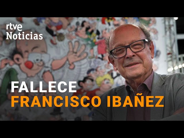 FRANCISCO IBÁÑEZ: Muere a los 87 años el genio DIBUJANTE, creador de 'Mortadelo y Filemón' I RTVE