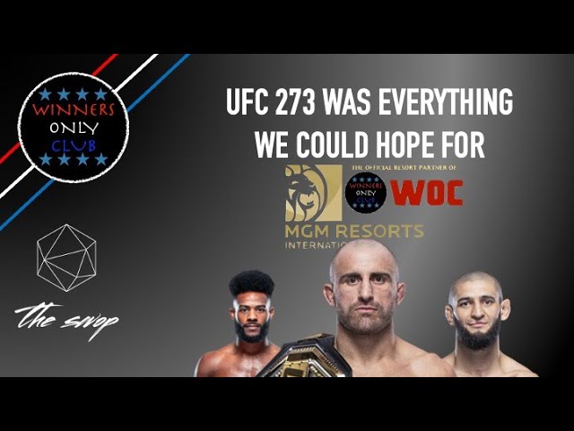 UFC 273 Was Everything A Fan Could Ask For