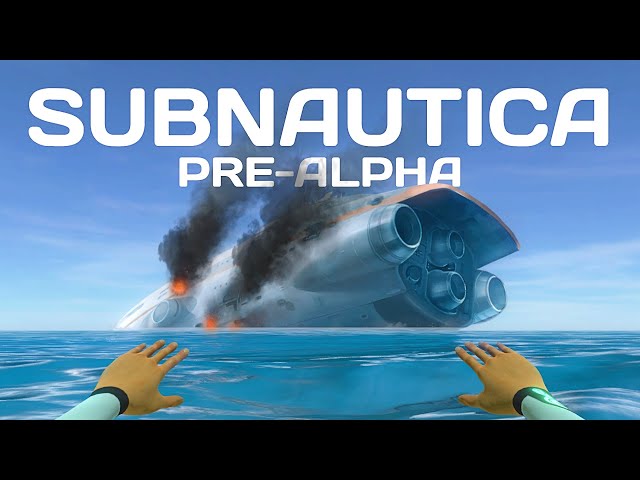 I Played The EARLIEST PRE-ALPHA Subnautica Build You've Never Heard Of
