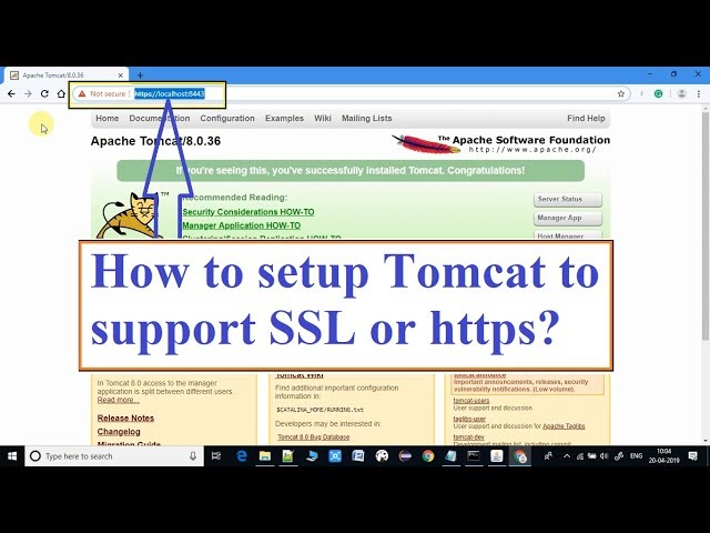 How to configure Tomcat to support SSL or HTTPS?