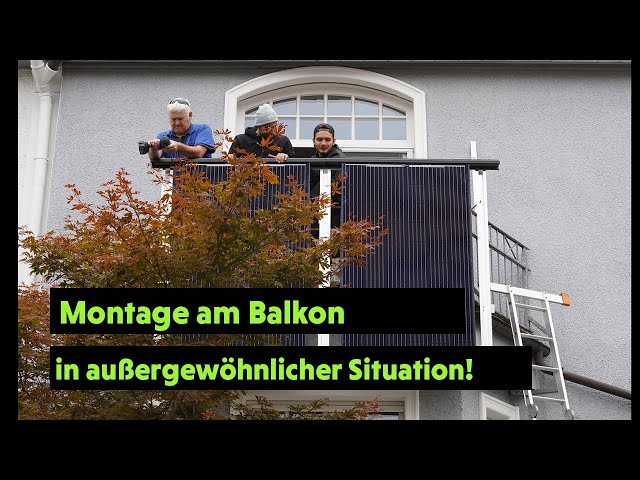 Balkonkraftwerke am Balkon montieren