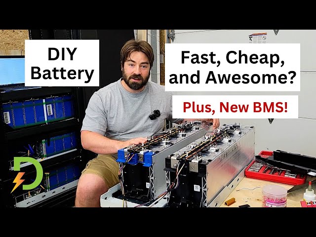 Build your own solar battery, fast and cheap!