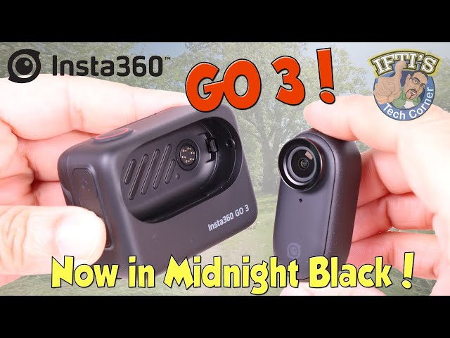Finally!! The Insta360 GO 3 with Action Pod in Midnight Black!