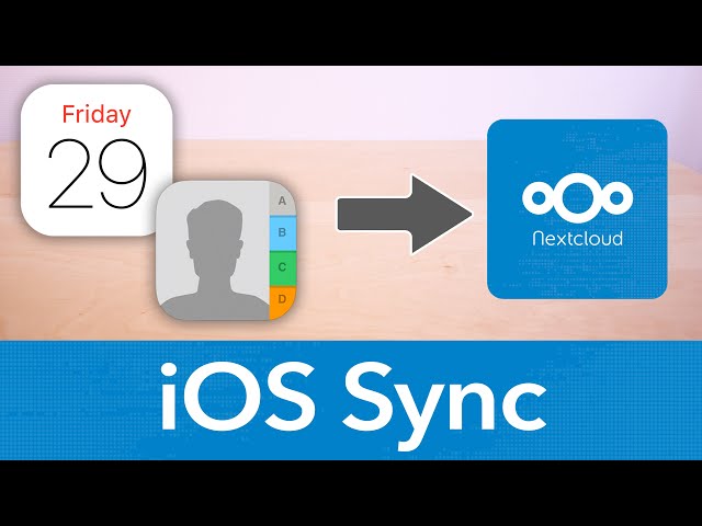 Kontakte & Kalender von iPhone und Mac mit Nextcloud synchronisieren -  iCloud Alternative?!