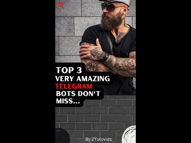 Top 3 Very amazing telegram bots don't Missout | Don't Miss guys  #telegram #likes #telegrambot