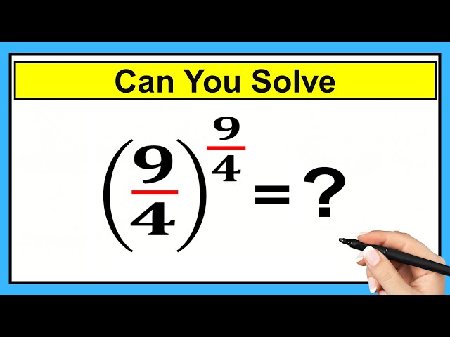 Nice Exponent Math Simplification Problem | How to Solve!!!!