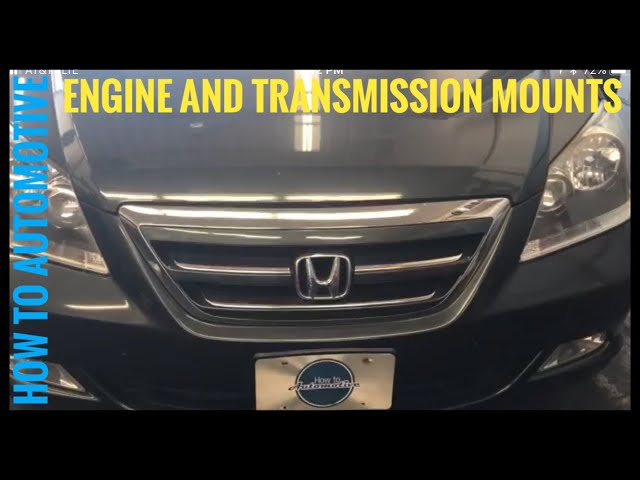 Replace Engine And Transmission Mounts On A 2005-2010 Honda Odyssey