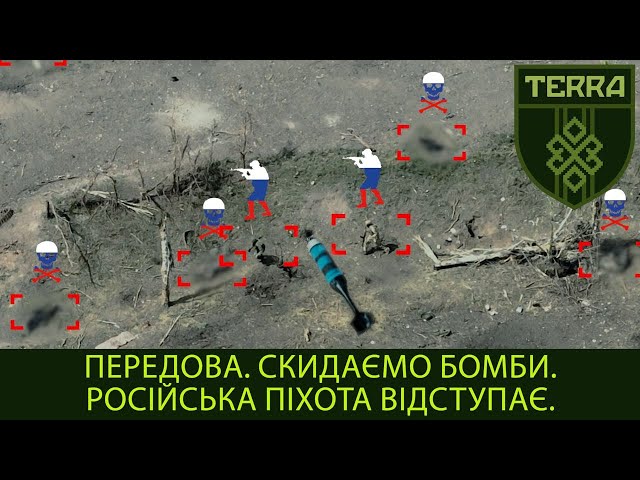 TERRA unit: Flank of Bakhmut. We destroy the russian invaders with FPV drones and drops.