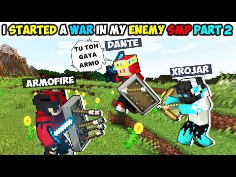 I Started a WAR on My ENEMY Minecraft SMP SERVER Part 2 | Minecraft in hindi