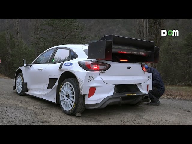 Rally MonteCarlo 2023⚠️ Tänak/Loubet TEST, Ford Puma Rally1